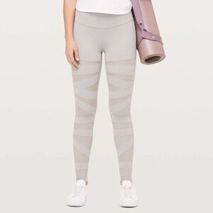Rare! Lululemon Wunder Under High-Rise Tight 28” Tech Mesh Full-On Luon